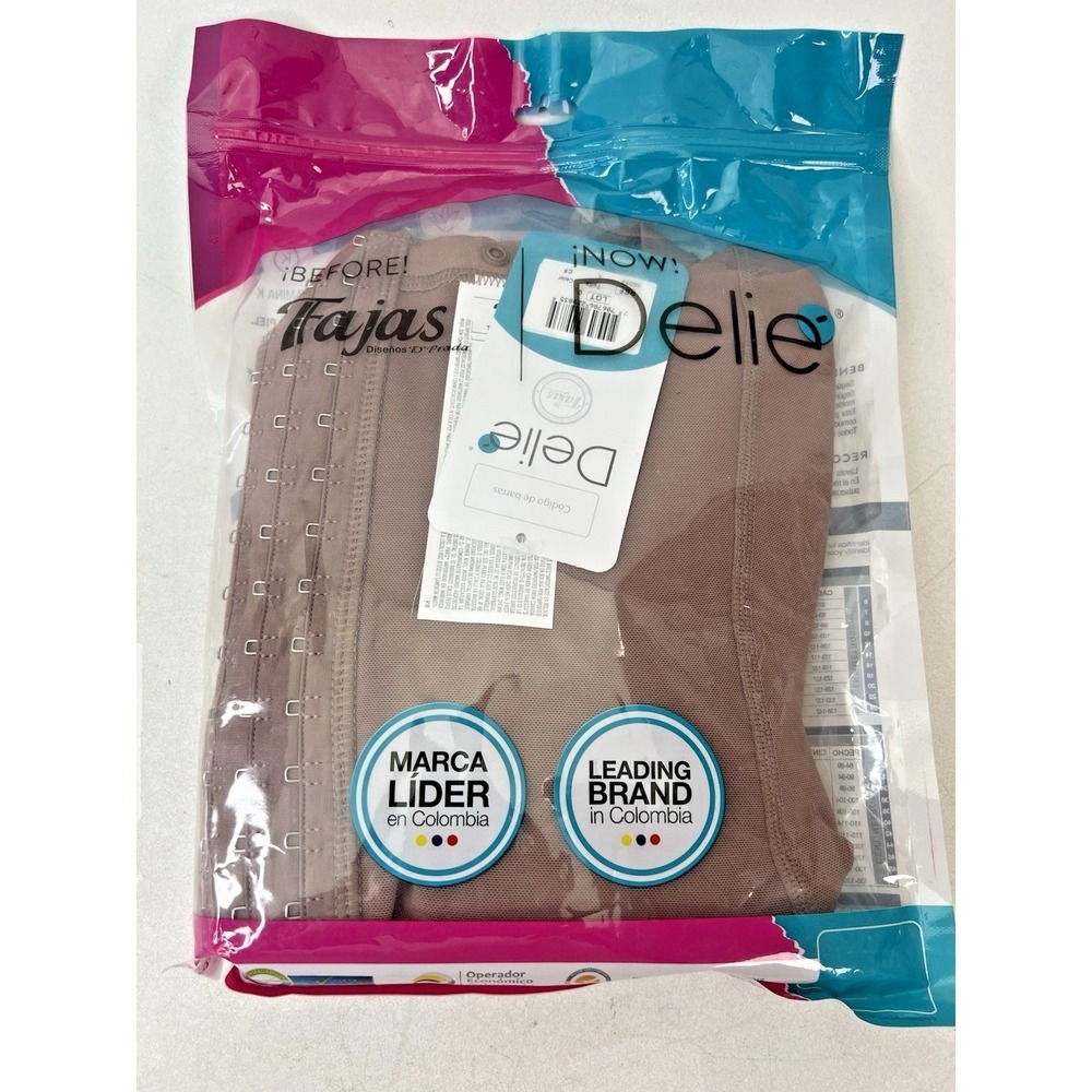 Delie By Fajas #09052 Women's Full Body Shaper Support Size XL